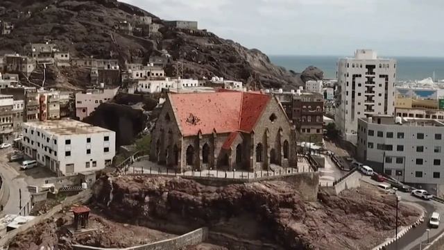 Yemen's Port City Of Aden Viewed From The Sky | AFP