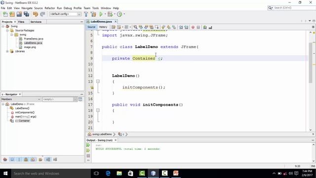 Java Swing Bangla Tutorial 12 : How to create a JLabel смотреть онлайн