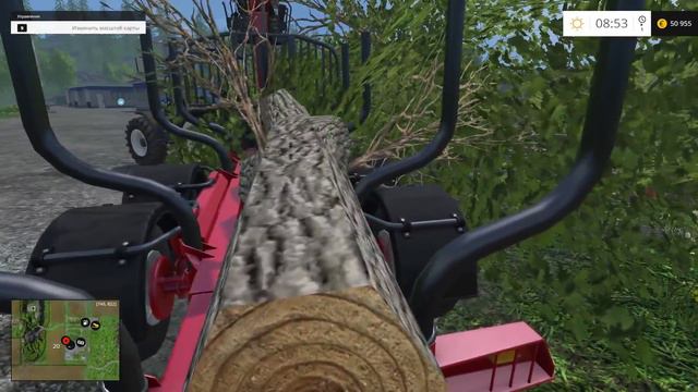 Farming Simulator 15 LIVE вырубка леса