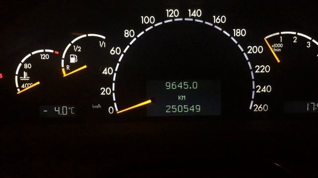 Mercedes w220 значение скорости в цифрах смотреть онлайн
