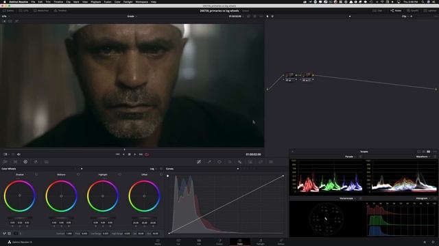 Primaries vs. Log Wheels | DaVinci Resolve 16 Tutorial смотреть онлайн