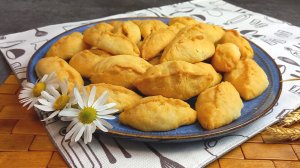 Пирожки с капустой в духовке. Тесто без дрожжей и яиц