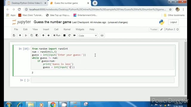 Lecture 24: Non Graphical Guess the Number Game смотреть онлайн