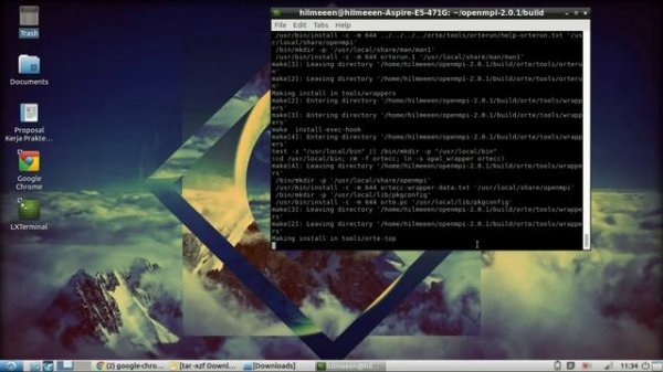 How to Install OpenMPI and execute the program
