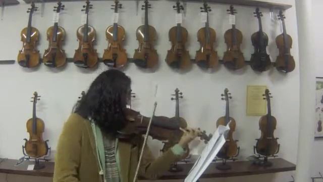 Antonio Stradivarius Student Copy Violin Demo by Jimmy Chaos @ The Violin Center смотреть онлайн