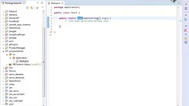 45. Java Paket ve Class Oluşturma (10.12.2014) смотреть онлайн