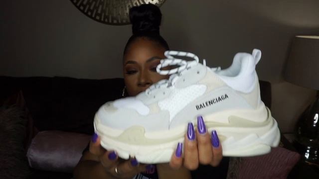 Balenciage Triple S Sneakers Dad Sneakers смотреть онлайн