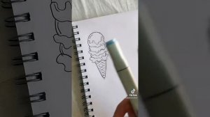 что можно нарисовать маркерами как нарисовать мороженое