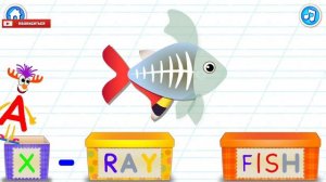 АНГЛИЙСКИЙ АЛФАВИТ. БУКВА X. ENGLISH ALPHABET. БИНИ БАМБИНИ