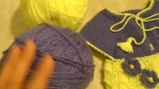 Вязаное платье спицами на 1 годик смотреть онлайн