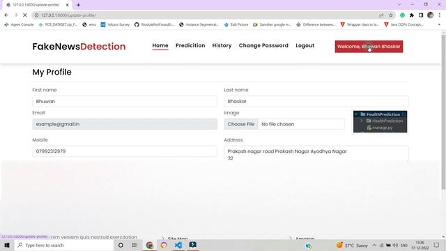 Fake News Detection Project using Python Django Machine Learning смотреть онлайн