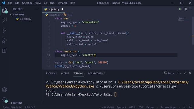 Python - Object Inheritance Tutorial смотреть онлайн