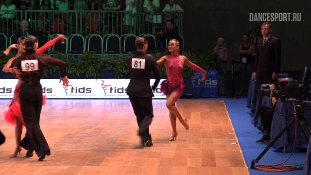 Umberto Gaudino - Louise Heise DEN | Samba | WDSF GrandSlam Latin - Rimini 2018 смотреть онлайн