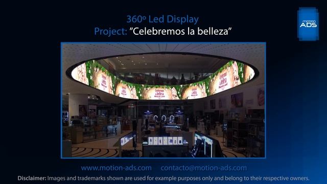 360º Led Dsiplay Celebremos la Belleza Liverpool by Motion ADS смотреть онлайн