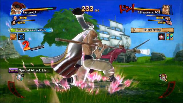 One Piece Burning Blood - Online Ranked Match | Only Whitebeard Pirates смотреть онлайн