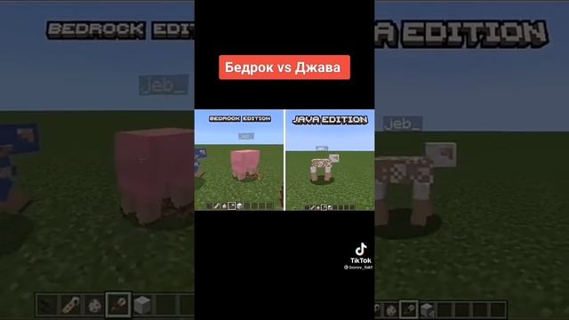Отличия minecraft Java от Bedrock смотреть онлайн