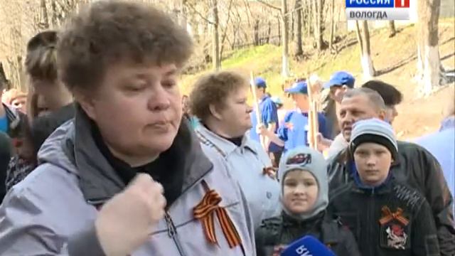 Новая аллея «Сирень Победы» открылась в Череповце смотреть онлайн