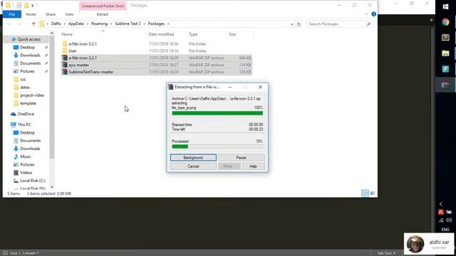 Theme Transparent and Icon file Sublime Text 3 смотреть онлайн