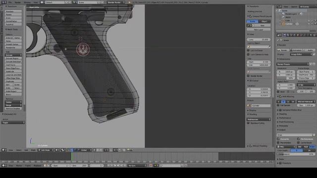 Blender 3D Modeling: Ruger Mark IV смотреть онлайн