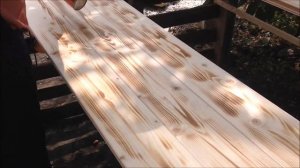 Как состарить дерево (браширование древесины своими руками)