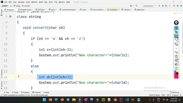 Conversion int-char&char-int ||Java tutorial for beginner||Java in Hindi ||Java programming in Hind смотреть онлайн