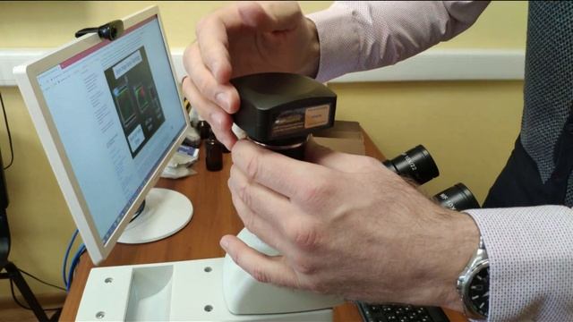 Микроскоп Микромед 3 U3 тринокулярный цифровой, увеличение 7500 крат, обзор, сборка, настройка смотреть онлайн