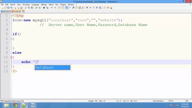 How To connect MySql Database by PHP in Tamil смотреть онлайн
