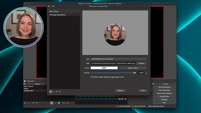 Make a Circular Camera in OBS (PREFERRED METHOD) смотреть онлайн