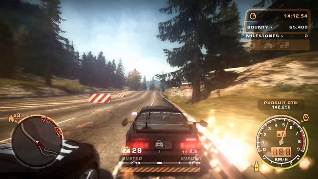 Need for Speed Most Wanted 2005 | Heat level 3 getaway смотреть онлайн