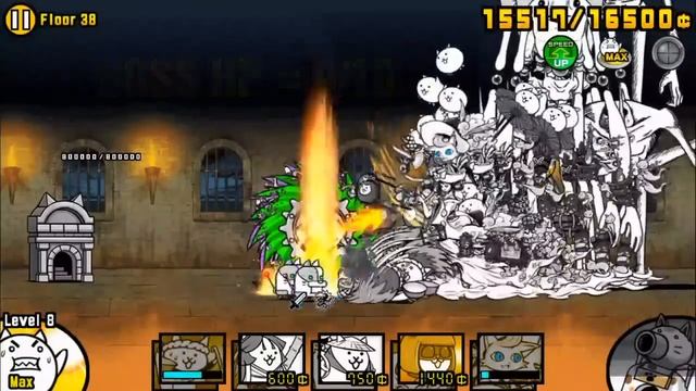 The Battle Cats - Heavenly Tower Floor 38 (No Critical Hitter/Zombie Killer) смотреть онлайн