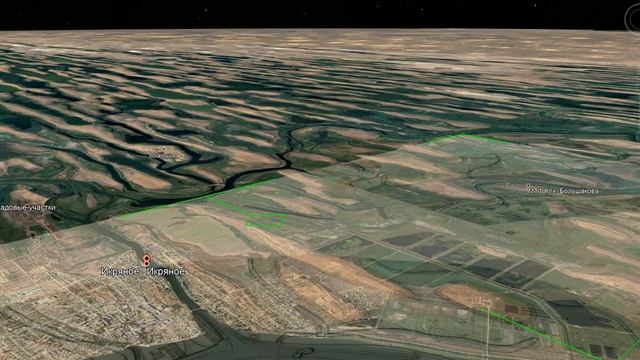 Село Икряное за 105 лет потеряло более 350 м суши (река Бахтемир, Астраханская область) смотреть онлайн