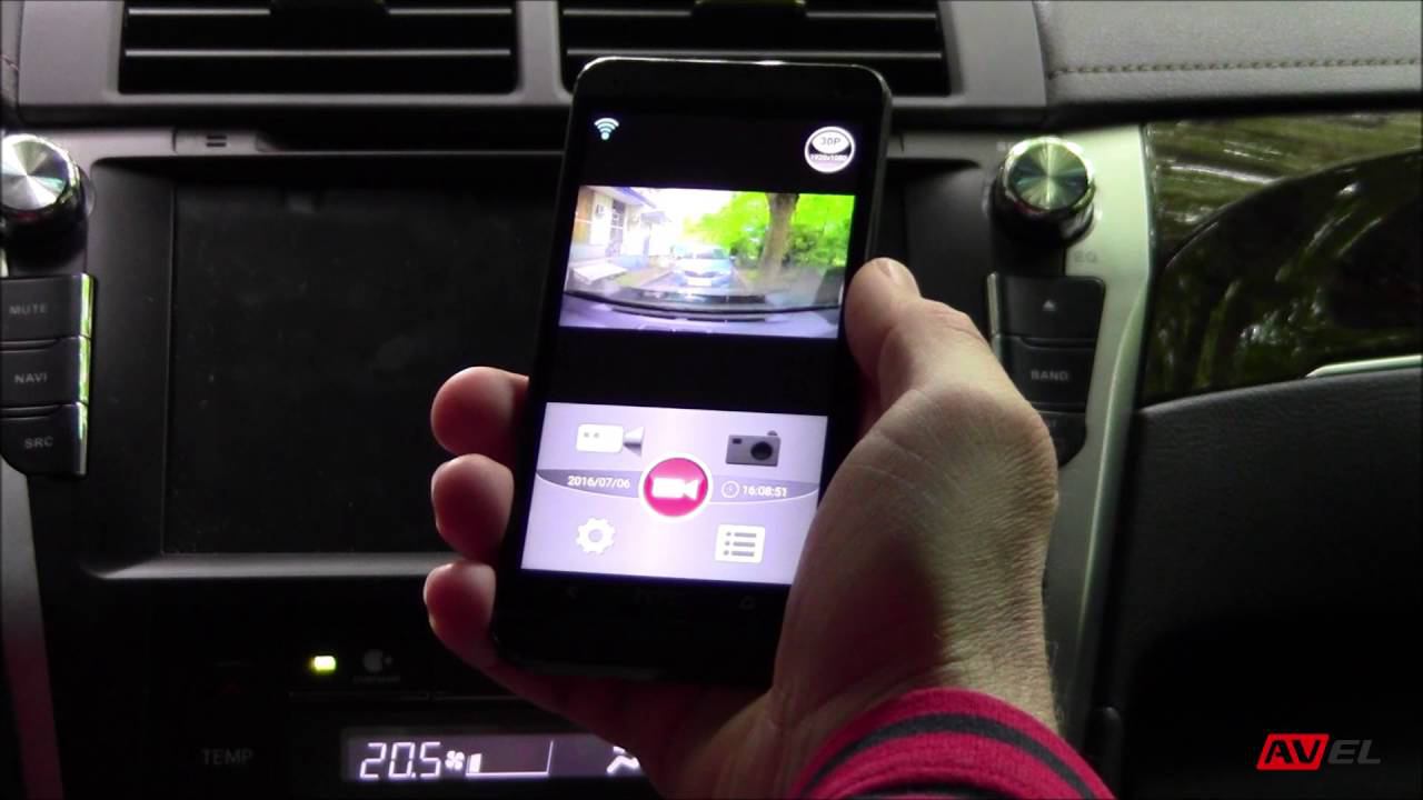 Подключение видеорегистратора AVS400DVR к смартфону смотреть онлайн