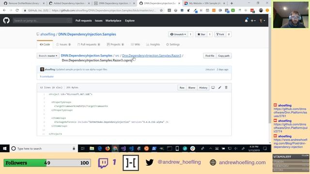 DNN (DotNetNuke) Dependency Injection and .NET Core смотреть онлайн