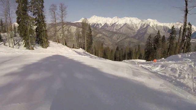 Горки Город (горная карусель) трасса 3B красная (длина 1100м) смотреть онлайн
