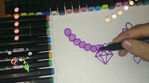 как можно нарисовать украшения | Drawing for children sano