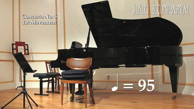 Suzuki Violin Book 4 | Concerto No. 5, 1st Movement | Piano Accompaniment | 95 BPM смотреть онлайн