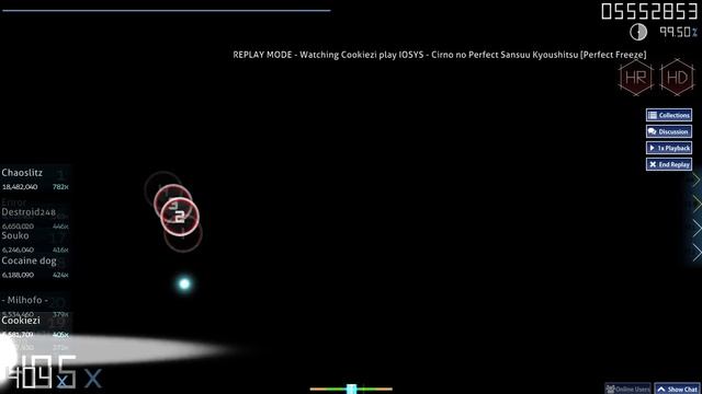 Cookiezi | IOSYS - Cirno no Perfect Sansuu Kyoushitsu [Perfect Freeze] HDHR 99.74% - 533pp смотреть онлайн