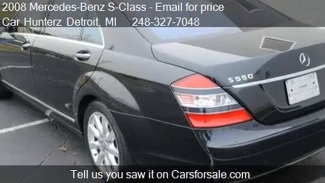 2008 Mercedes-Benz S-Class S550 - for sale in Lathrup Villla смотреть онлайн