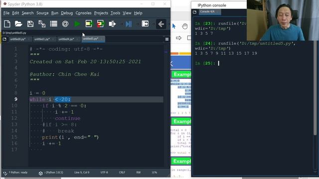 Python Programming - Logic Flow T02 - Jump, Continue and Break (Part 3/5) смотреть онлайн