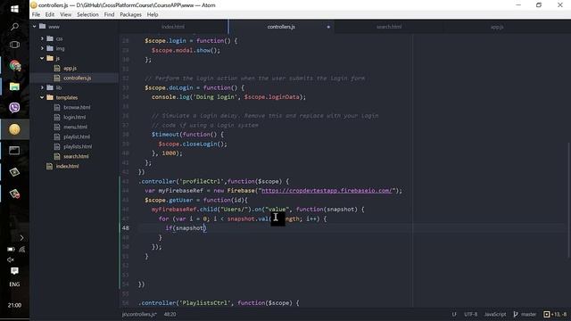 Занятие #4 - Firebase смотреть онлайн