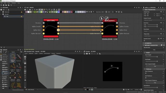 Introduction to Spline nodes in Substance Designer смотреть онлайн