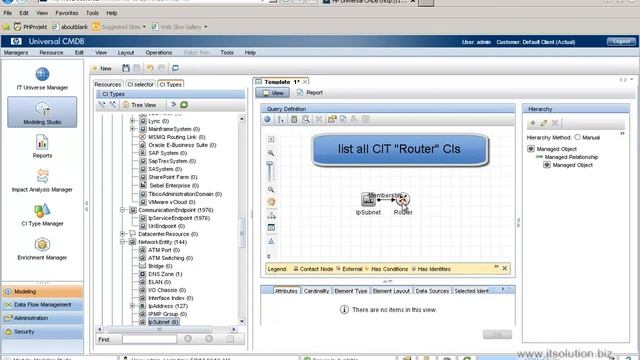 Create HP uCMDB 10 Template смотреть онлайн