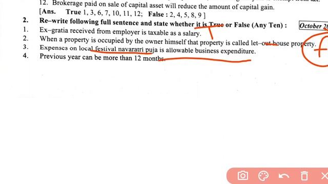 TYBCOM Direct Tax #3 Objective Questions || Atul Sir || True and False || Most Imp questions Tax смотреть онлайн