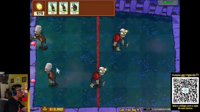 BORA PLATINAR | Plantas vs Zumbis | #CdLive смотреть онлайн