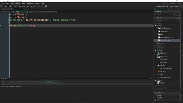 GameMaker Studio 2: Weapons statistics, ammo and selection. смотреть онлайн