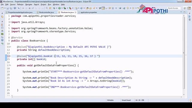 7. MICROSERVICE : PART-II How to Read the Default Data Form Application.Properties in Spring Boot смотреть онлайн