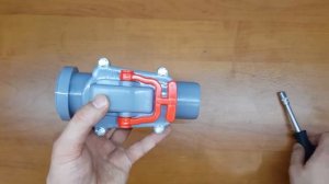 Обзор на обратный канализационный клапан Мпласт  (Mplast) диаметр 50 мм