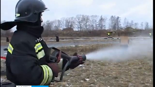 В Карелии впервые прошёл пожарный биатлон смотреть онлайн