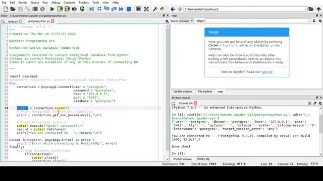 python with postgresql смотреть онлайн