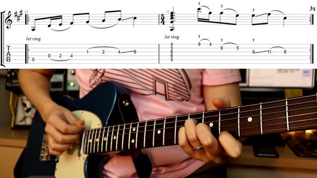 3 Beginner Math Rock Tapping Riffs смотреть онлайн